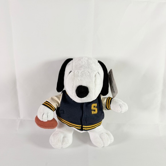 Ruz Other - Peanuts Snoopy Football Plush Varsity Letterman Jacket 10" NWT Ruz 2025